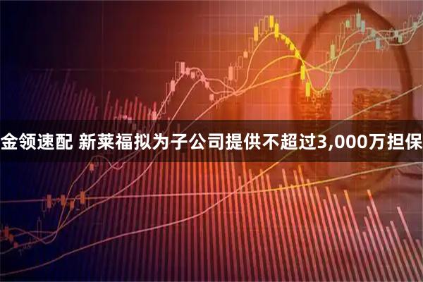 金领速配 新莱福拟为子公司提供不超过3,000万担保