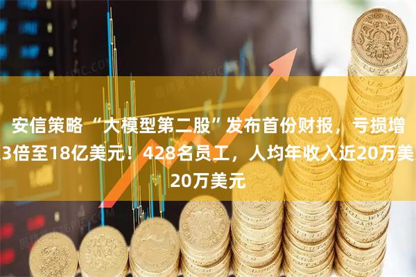 安信策略 “大模型第二股”发布首份财报，亏损增超3倍至18亿美元！428名员工，人均年收入近20万美元